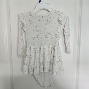 Kyte Baby cloud constellation twirl bodysuit
